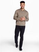 Bono L Virgin Wool Polo Sweater - Brown - XL image