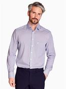 Modern Print Shirt - Navy - 15.5