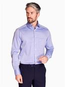 Diamond Print Shirt - Blue - 16.5