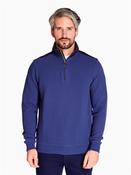 Leinster Quarter Zip Sweatshirt - Blue - M