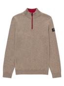 Larch Half Zip Knit - Stone - M image