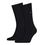 2 Pack Solid Colour Socks - Black - M image
