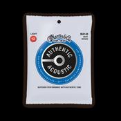 Martin Acoustic Guitar Strings: MA140 Light Bronze (12-54)