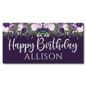 Birthday Banner - Purple