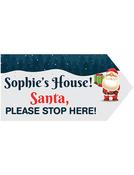 Personalised Santa Sign image