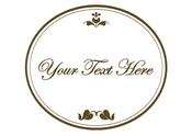 Wedding Sign - White Oval