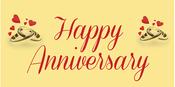 Anniversary Banner - Yellow