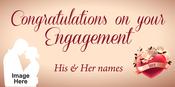 Engagement Banner - Champagne