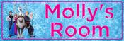Frozen Pink - Bedroom Door Sign image