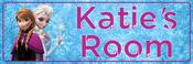 Frozen Anna &amp;amp; Elsa - Bedroom Door Sign