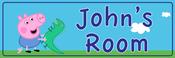 Peppa Pig George - Bedroom Door Sign