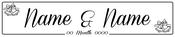 Couple Bell - Wedding Number Plate
