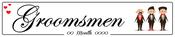 Groomsmen Love Couple - Wedding Number Plate image