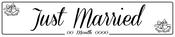 Just Married Bell - Wedding Number Plate image