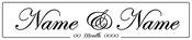 Plain - Wedding Number Plate image