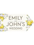 Wedding Road Sign - Summer
