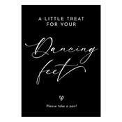 A Little Treat Sign - Black