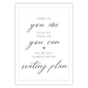 Come As You Are Sign - Ivory