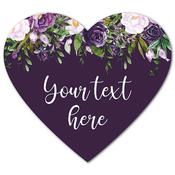 Wedding Sign - Purple Heart