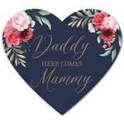 Wedding Sign - Navy Heart