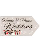 Wedding Road Sign - Party image