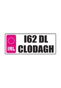 Kids Toy Number Plate - Pink image