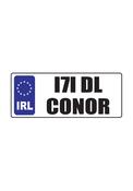Kids Toy Number Plate - Blue image