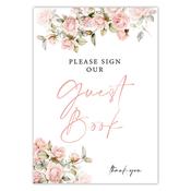 Guestbook Sign - Flowers