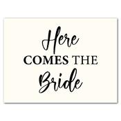 Wedding Sign - Ivory Bubbly