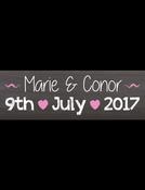 Save The Date Sign - Chalk