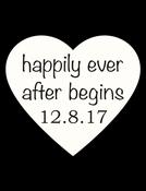 Save The Date Sign - Happily Ever After