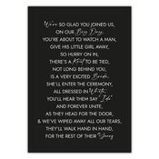 Our Big Day Sign - Charcoal
