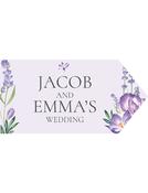 Wedding Road Sign - Purple