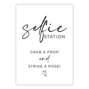 Selfie Station Sign