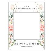 Wedding Frame - Black &amp;amp; Pink Rose image