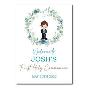Communion Welcome Sign - Boy