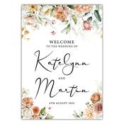 Welcome Sign - Pink
