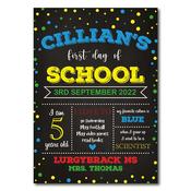 First Day Of School Sign - Boy