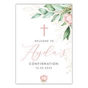 Confirmation Party Sign - Flower image