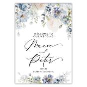 Welcome Sign - Dusty Blue