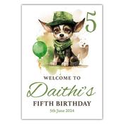 Birthday Welcome -  The Jungle Pup