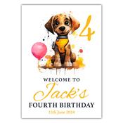 Birthday Welcome -  The Water Rescue Pup