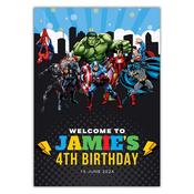 Birthday Welcome -  Superhero