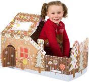Giant Christmas Play Card Gingerbread House image