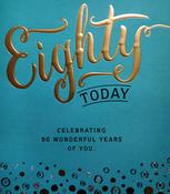 Hallmark 80th Birthday Card celebrating 80 wonderful days of you 25482566 – BizPOST image