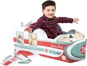 Giant Christmas Play Card 'Santa's Comet' Aeroplane image