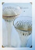 Hallmark Celebrate  Congratulations Champagne flutes, diamanté  &amp;amp; sparkle Card 25472644 – BizPOST