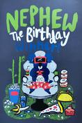 Hallmark Nephew the Birthday Winner party scene blue foil 25525537 – BizPOST