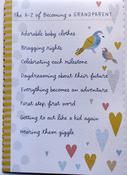 Hallmark The A – Z of Becoming Grandparents Card with birds &amp;amp; hearts 25507697 – BizPOST image
