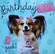 Hallmark Birthday Treats Card with dog &amp;amp; cupcake - 11523341 - BizPOST image